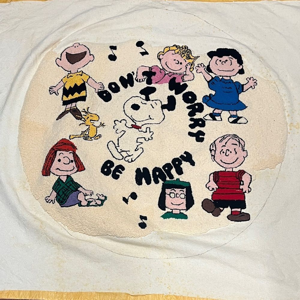 Latch hook, Charlie Brown blanket